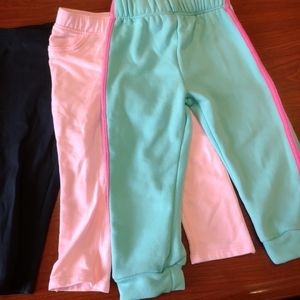 4 pack of toddler pants, size 24M